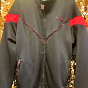 Puma Black Jacket with Red Details nipsey